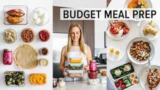 BUDGET MEAL PREP  healthy recipes under 3 using highquality ingredients [upl. by Mab]