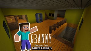 GRANNY CHAPTER 2 IN MINECRAFT GAMEPLAY [upl. by Notlil563]