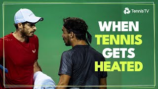 When Tennis Gets HEATED 🔥 [upl. by Lavro]