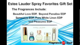 Estee Lauder Spray Favorites Miniature Perfume Gift Set [upl. by Anura549]