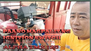 HOW TO CHANGE IGNITION SWITCH ALPHA TMX 125 [upl. by Ajiram917]