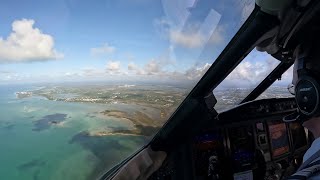 Business Jet  Challenger 605  Landing at Nassau NASMYNN  October 2024 [upl. by Aeila]