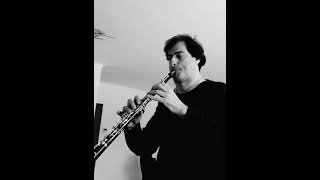 Gilles Silvestrini etude no 5 Scène de plage  Ciel dorage Giorgi Kalandarishvili Oboe [upl. by Eylatan]