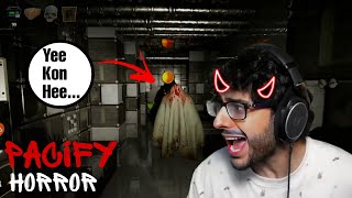 YE KON HE CarryMinati Playing Pacify Horror Gameplay Ever [upl. by Mellitz]