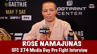 Rose Namajunas on Carla Esparza “she’s the biggest test amp biggest challenge” [upl. by Rodrique930]