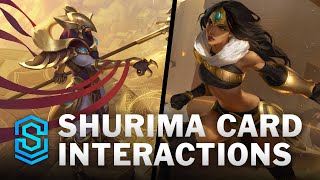 Shurima Card Special Interactions  Azir Sivir and Taliyah Part 1 [upl. by Menon]