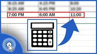 How to Calculate Hours Worked in Excel Midnight Span [upl. by Aissat523]