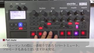 KORG new electribe2 2014 Chord mode and XYPad 新エレクトライブのコードモードとXYパッドについて [upl. by Justina]