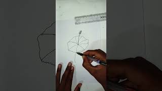 how to draw a flower drawing drawing artwork art video [upl. by Angelle904]