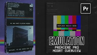 MGH VHS Emulation PREMIERE PRO Mogrt Overview [upl. by Niggem]