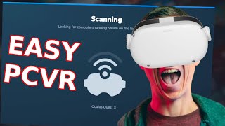 The EASY New Way To Play PCVR Games On An Oculus Quest  Steam Link [upl. by Lanos954]