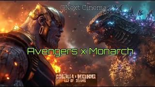 Godzilla x kong  Avengers Cameo🔥Together Stronger godzillaxkong3 avengers and [upl. by Antony]