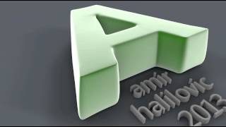 Cinema 4d soft body text test [upl. by Maxey]