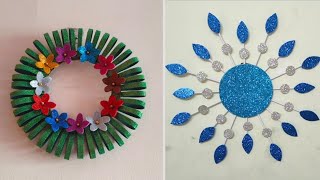 2 Beautiful Glitter Paper Craft Ideas Wall Hanging Ideas With Glitter Paper DIY Room Decor Ideas [upl. by Lawan]