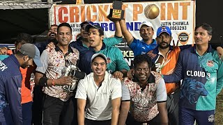 We are the proud champions of night tournament in Cricket point 🤩 [upl. by Sitnalta]