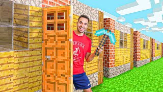 HO FINITO LA CASA DI MINECRAFT NELLA VITA REALE [upl. by Badr]