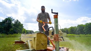 Milling Lumber With A Super Fancy Alaska Chainsaw Sawmill [upl. by Blythe]