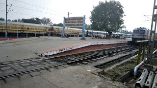 Train Arriving amp Departing Tiruchchirappalli Junction [upl. by Ardeen]