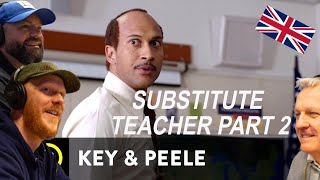 Key amp Peele  Substitute Teacher Pt 2 REACTION  OFFICE BLOKES REACT [upl. by Lacagnia364]