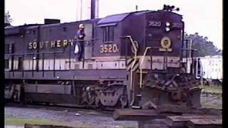 Southern Railway power B307A1 amp GP30 being started by a local crew 1989 [upl. by Rust]