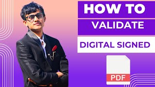 How to Validate Digital Signature in PDF using Adobe Reader [upl. by Anilak]