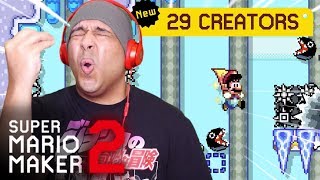 29 CREATORS WORKED ON THIS LEVEL IMSUPER MARIO MAKER 2 50 [upl. by Stricklan]