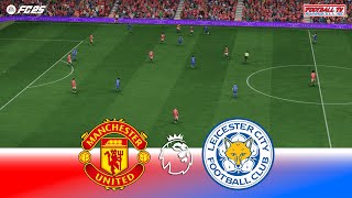 Manchester United vs Leicester City  Premier League 2425  Full Match All Goals  FC 25 Gameplay [upl. by Iruahs]