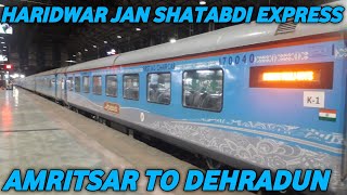 12054  Haridwar Jan Shatabdi Express  Arriving at Jalandhar Junction [upl. by Glennon]