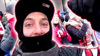 THE ULTIMATE OUTDOOR HOCKEY EXPERIENCE Canada vs USA  WJC Outdoor Game Vlog [upl. by Alpert819]