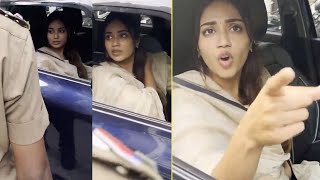 Actress Nivetha Pethuraj Caught By Police  Nivetha Argued With Police  Manastars [upl. by Johnsten]