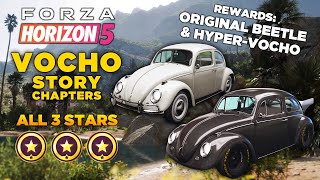 Forza Horizon 5  All Vocho Story Chapters 3 Stars [upl. by Nishom]