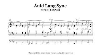 Organ Auld Lang Syne Song of Farewell  New Year  Jazz  Scottish Traditional [upl. by Naor]