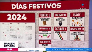 Estos son los días festivos del 2024  Noticias con Crystal Mendivil [upl. by Berns140]