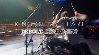 King Of My Heart Live at The Send Brasil Drum Cam ⚡️ [upl. by Darill]