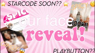 OUR FACE REVEAL  1K ROBUX GIVEAWAY 😱💕⭐️ STARCODE PLAYBUTTON  100K SPECIAL  Spiceables [upl. by Jenne]