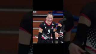 Yuliya Gerasymova Ukranian Volleyball Playerso cute 🥰 shorts shortvideo viral trending [upl. by Dorrahs222]