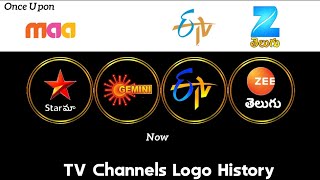 Our Telugu TV Channels logo histories  Very interesting logos [upl. by Ahsil968]