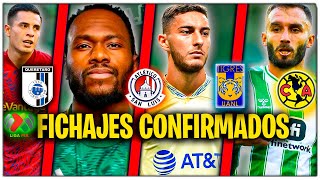 ¡CAEN 10 FICHAJES OFICIALES del CLAUSURA 2024 ¡TIGRES QUIERE A CÁCERES FICHAJES LIGA MX [upl. by Ahseikram]