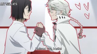 nikolai and fyodor the best friends season 5 bungou stray dogs [upl. by Esorbma]