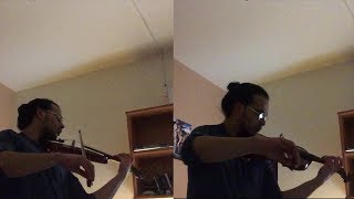 The Leftovers Departure Suite Violin Cover1 year 6 months progress [upl. by Idolah]