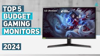 Best Budget Gaming Monitor 2024  Top 5 Best Cheap Gaming Monitors you Should Buy in 2024 [upl. by Annaik550]