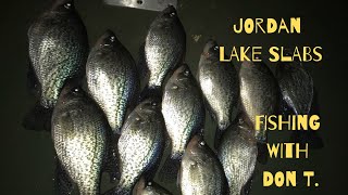 NIGHT TIME CRAPPIE FISHING ON JORDAN LAKE WITH DON T [upl. by Rehpinej]