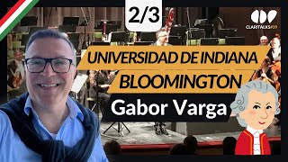 Análisis del Concierto de Mozart para Clarinete por Gabor Varga [upl. by Anhoj661]