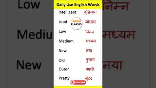 Basic english words by Navin classes [upl. by Atteiram]