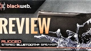 Blackweb Bluetooth Portable Speaker  REVIEW [upl. by Hassi]