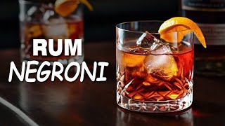 How to Make The Best Rum Negroni Cocktail Drink Ingredients and Recipe [upl. by Tobit]