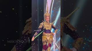 Sự cố nghiêm trọng xảy ra khi MISS THAILAND trình diễn National Costume [upl. by Tore]