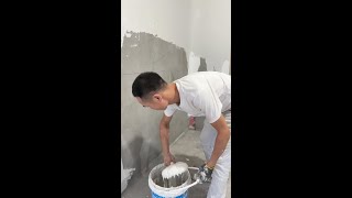 Painter Applying putty  Puttying for renovation putty 241031 [upl. by Peterec]