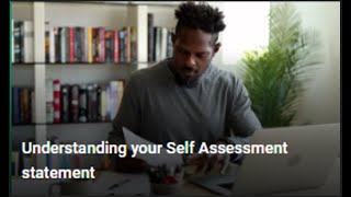 Understanding your Self Assessment statement [upl. by Leila246]