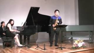 【Classical Saxophone Performance】Paul Creston Sonata for Alto Saxophone and Piano Op19 by Wonki Lee [upl. by Nadbus]